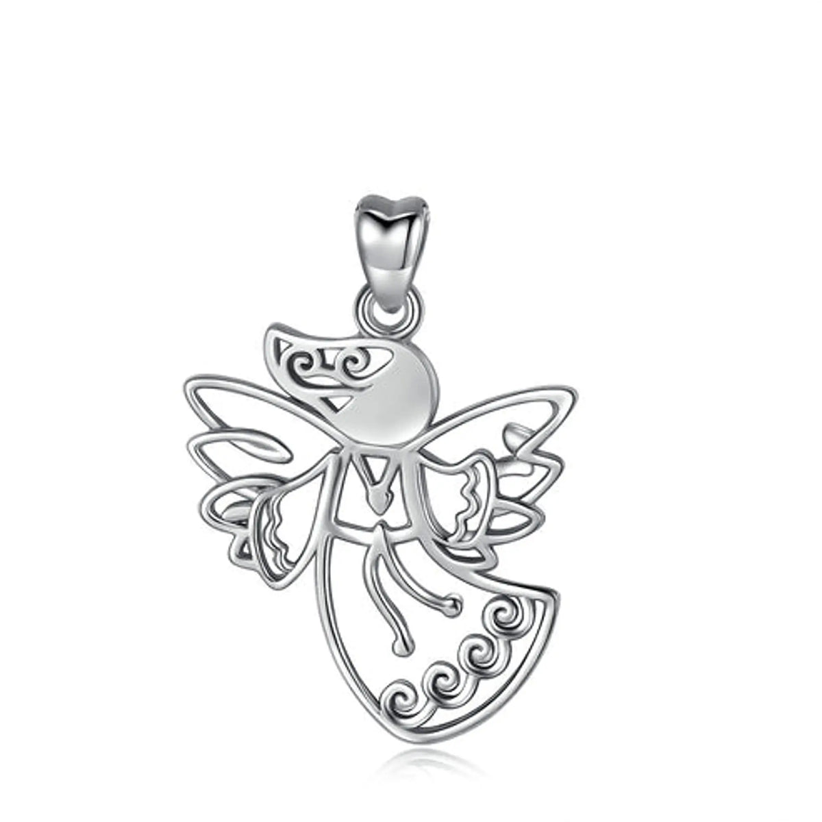 Colgante Ángel de la Guarda en Plata 925