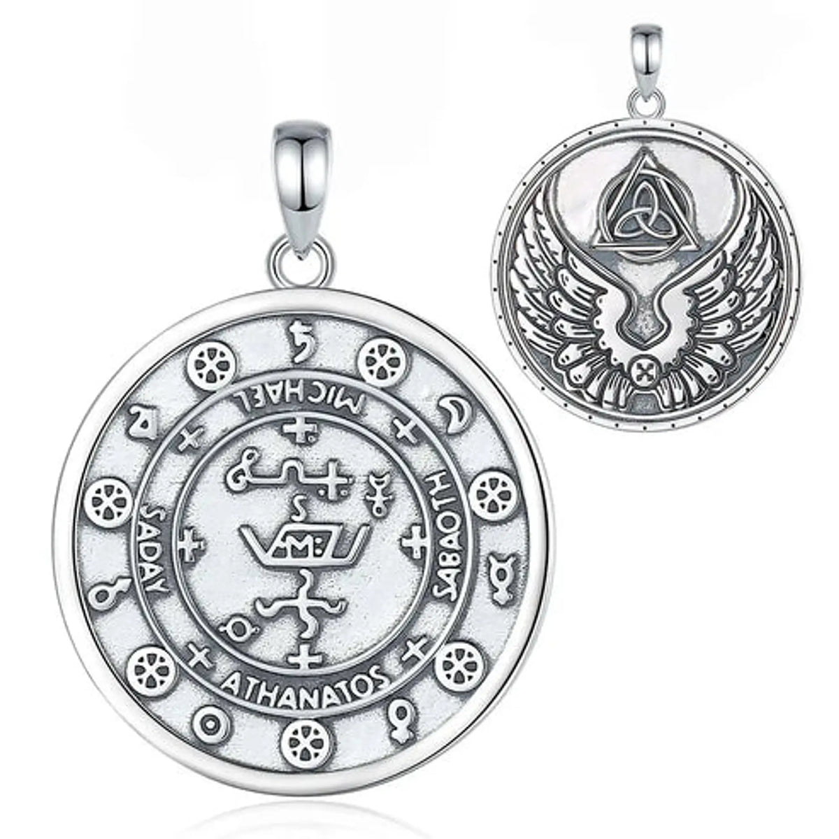 Colgante Escudo de San Miguel Guerrero en Plata 925