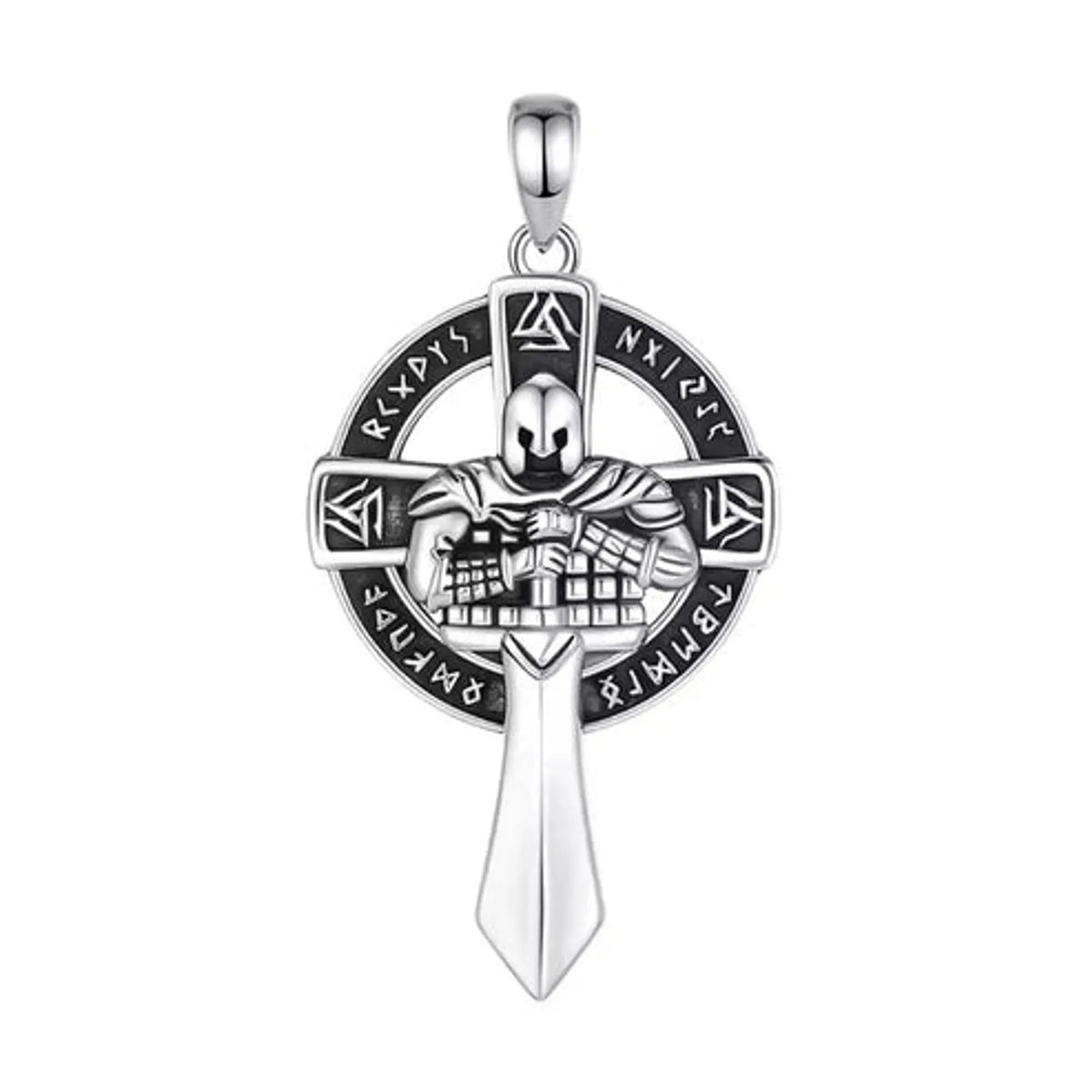 Colgante Espada de San Miguel / San Martín en Plata 925