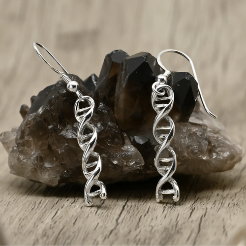 Aros Colgantes ADN en Plata 925