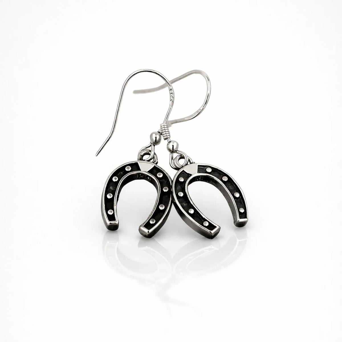 Aros Colgantes Herradura en Plata 925