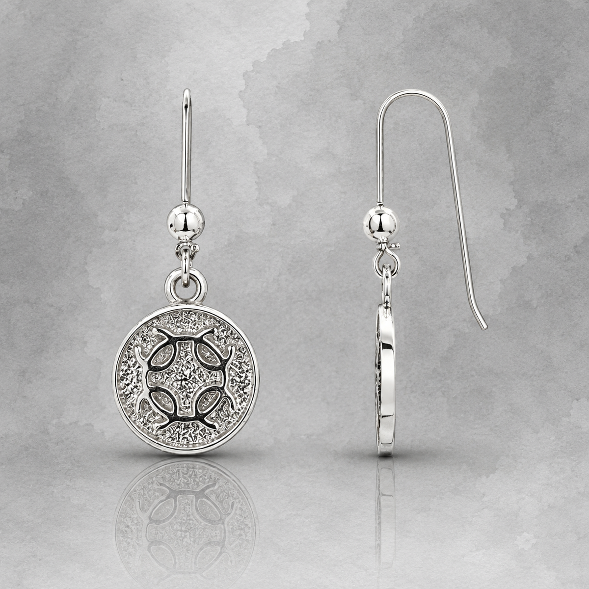 Aros Colgantes Runa Generador de Enegía en Plata 925