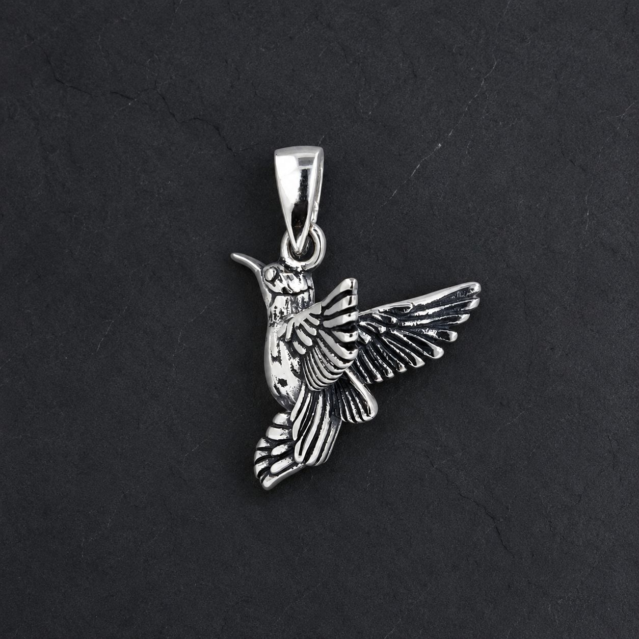 Colgante Colibrí en Plata 925