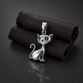 Colgante Gato en Plata 925