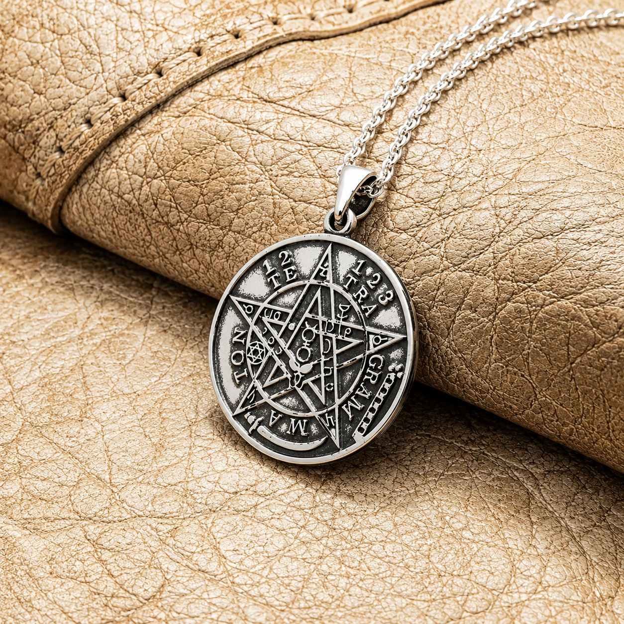Colgante Tetragramatón Rúnico / Nórdico Plata 925