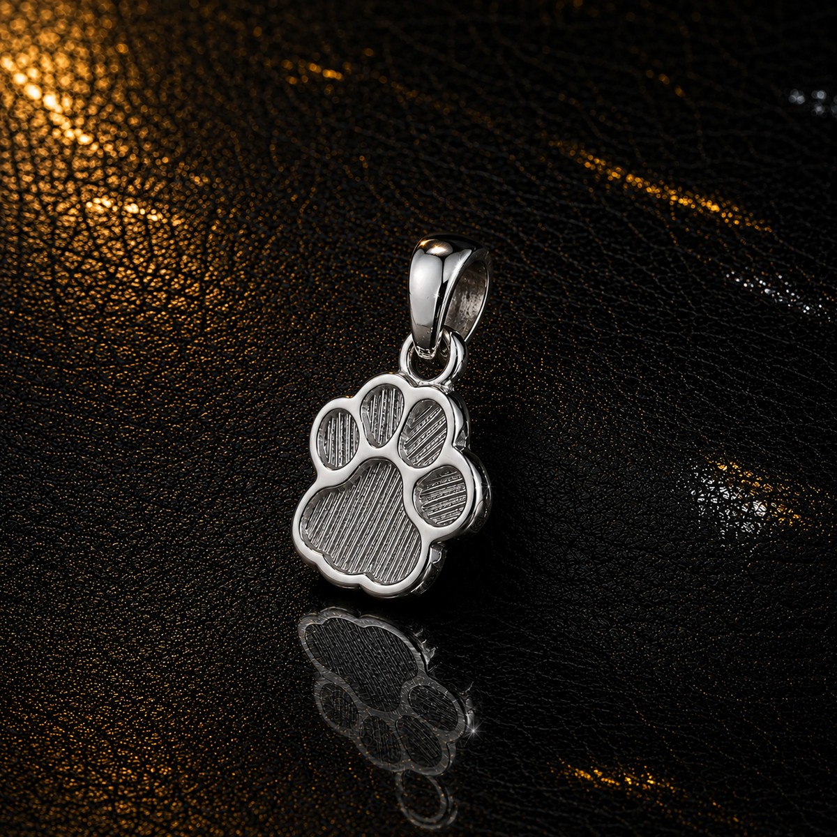 Colgante Huellas de Mascota en Plata 925