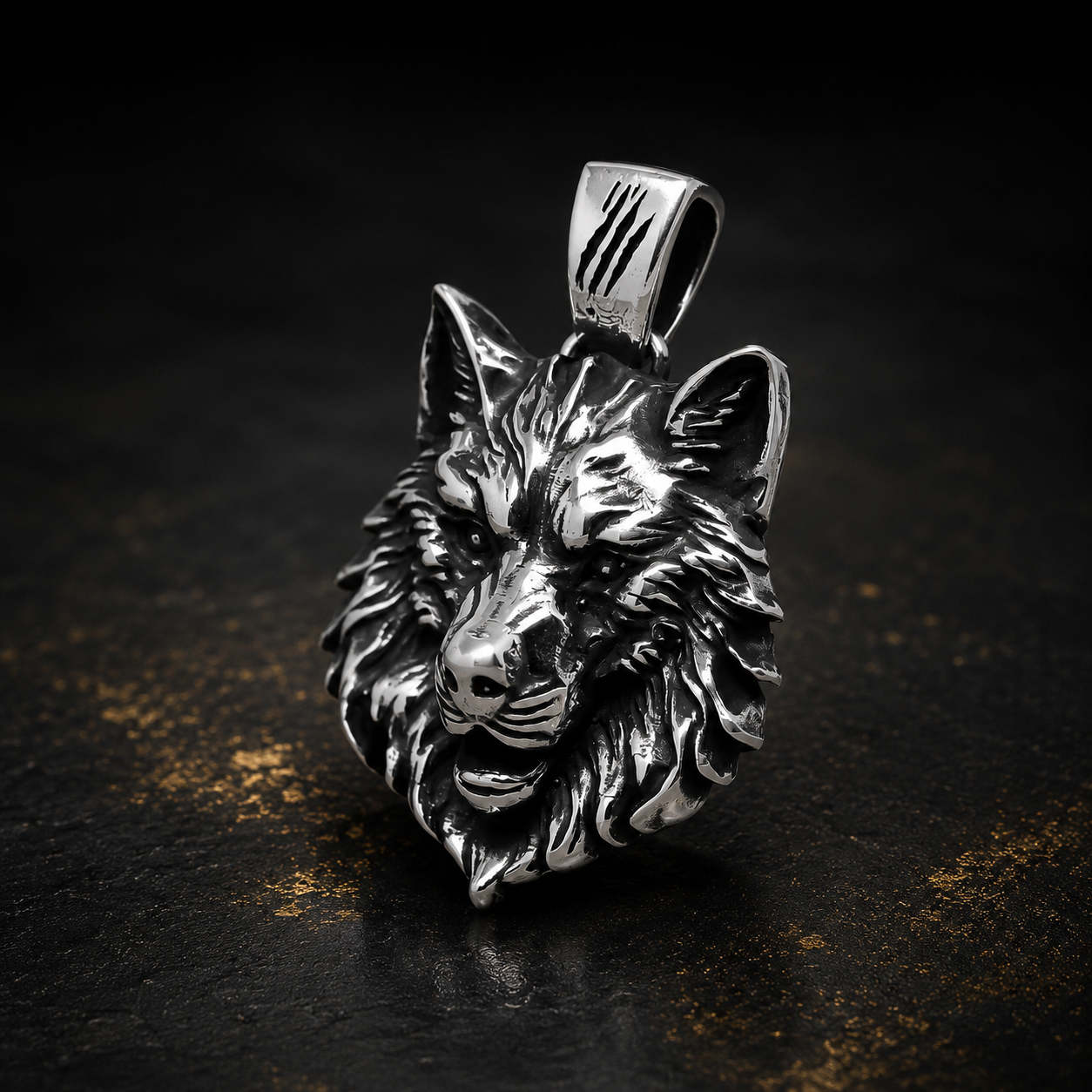 Colgante Lobo en Plata 925