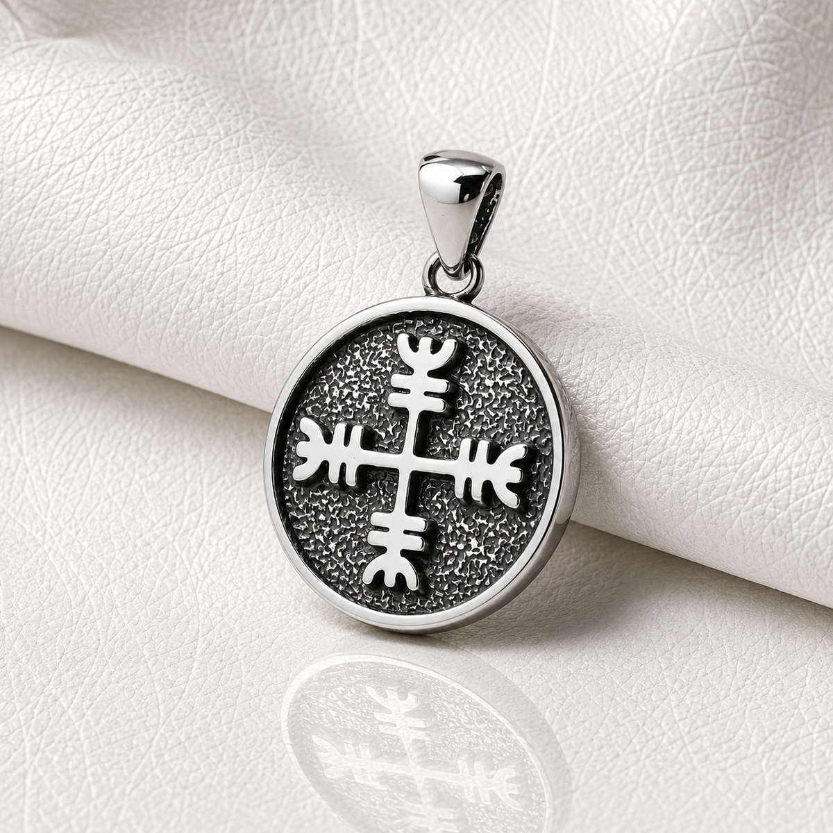 Colgante Runa de la Protección 16mm en Plata 925