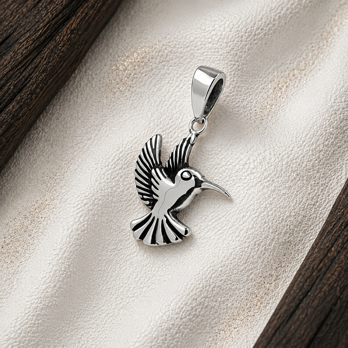 Colgante Colibrí Mini en Plata 925