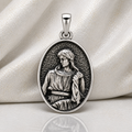 Colgante Medalla de Santa Lucía (Patrona de la Vista) Plata 925
