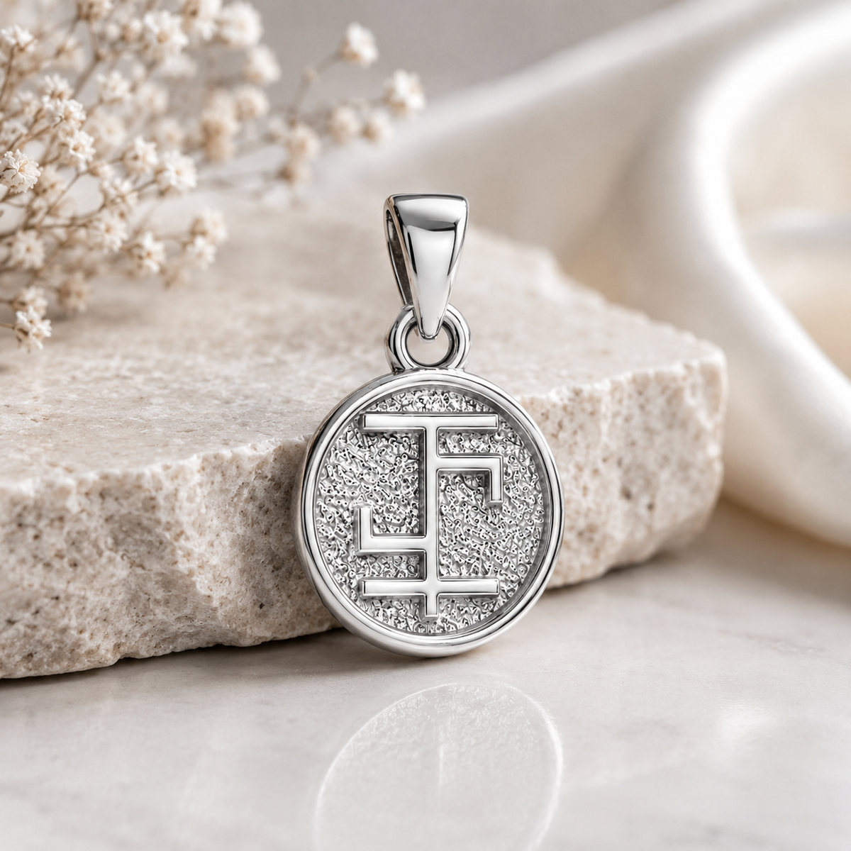 Colgante Runa Nórdica de la Salud Miniatura Plata 925