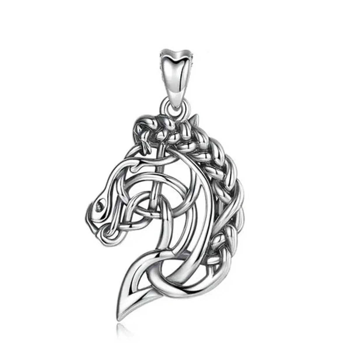 Colgante Caballo Celta en Plata 925