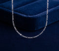 Cadena Tejido Grumet 50cm en Plata 925