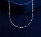 Cadena Tejido Limada 50cm en Plata 925