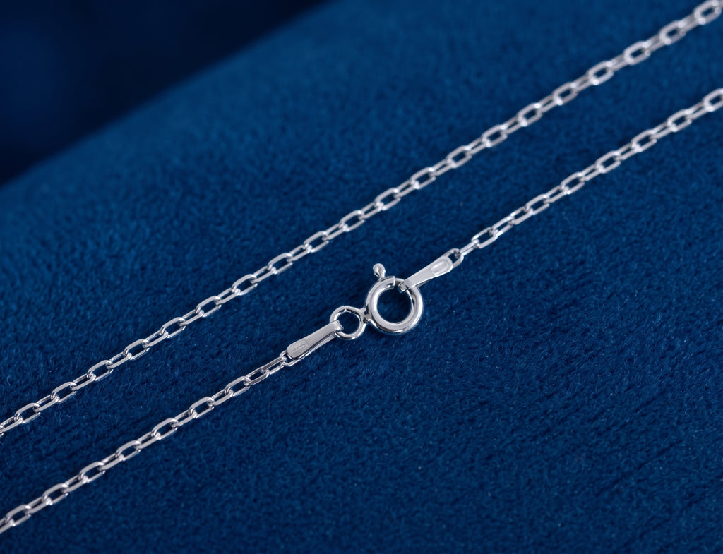 Cadena Tejido Limada 50cm en Plata 925